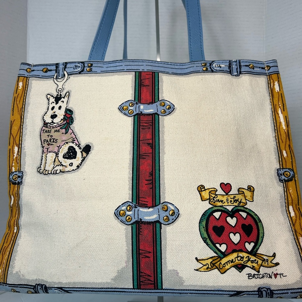 Brighton Retired 2019 "In Love We Trust" Tote.